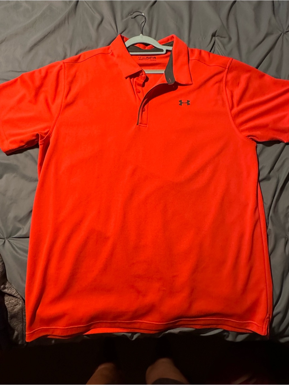 Under Armour Men’s Bright Orange Performance Polo